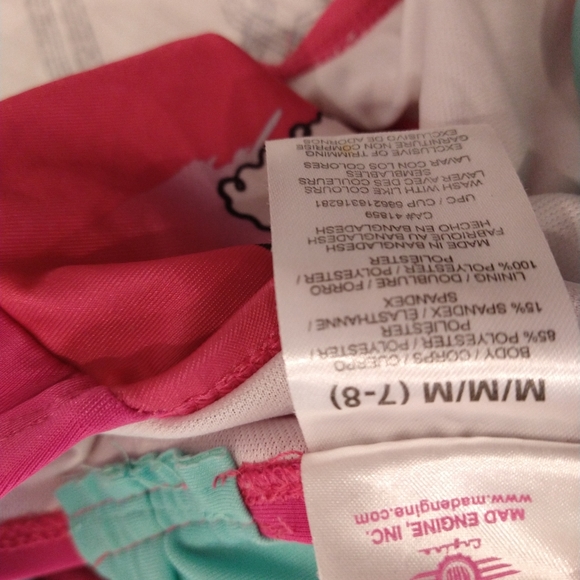 4/20$ M 7/8 LOL doll bathing suit ruching on sides - Picture 6 of 7